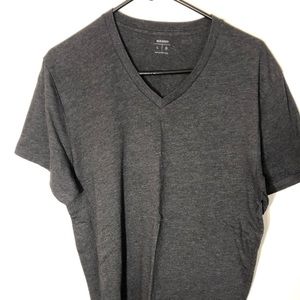 Gray men’s V neck t shirt